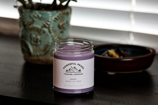 Monet - Sea Salt | Lily | Orchid - 8 oz. Soy Wax Candle