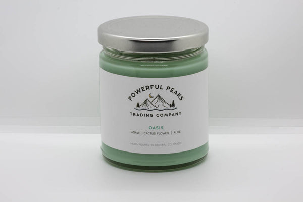 Oasis - Agave | Cactus Flower | Aloe - 8 oz. Soy Wax Candle