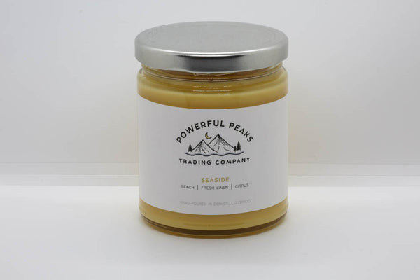 Seaside - Beach | Linen | Citrus - 8 oz. Soy Wax Candle