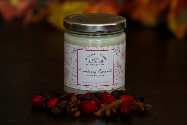 Cranberry Currant - Cranberry | Red & Black Currant | Vanilla - 8 oz. Soy Wax Candle