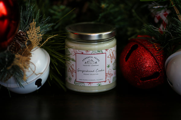 Gingerbread Cookie - Ginger | Cinnamon | Almond - 8 oz. Soy Wax Candle