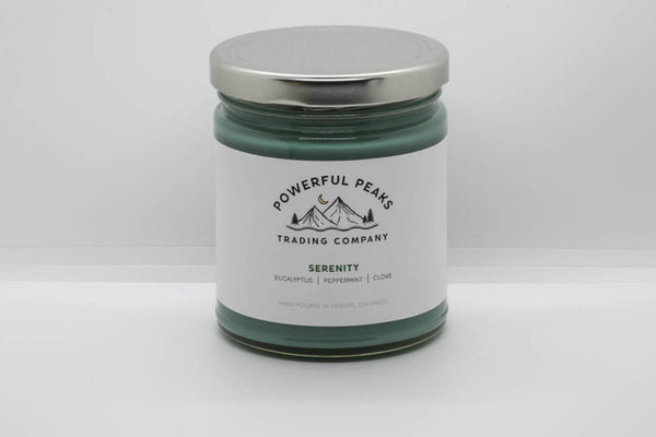 Serenity - Eucalyptus | Peppermint | Clove - 8 oz. Soy Wax Candle