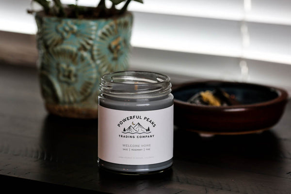 Welcome Home - Sage | Rosemary | Pine - 8 oz. Soy Wax Candle